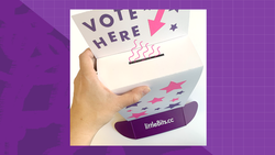 littleBits voting box.