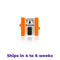 Orange littleBits w8 latch bit.