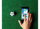 Mini Soccer being coded with an iphone.