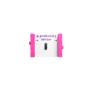 Pink littleBits i8 proximity sensor bit.