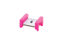 Pink littleBits i8 proximity sensor bit side view.