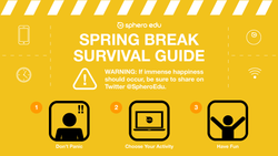 Spring Break survival guide image by Sphero Edu.