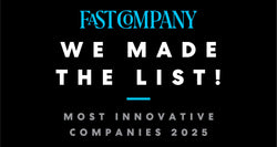 The Fast Company Most Innovative Companies 2025 Announcement Graphic