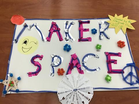 Maker Space craft created by students.