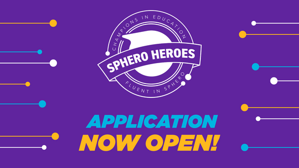 The Sphero Heroes STEM education ambassador program logo.