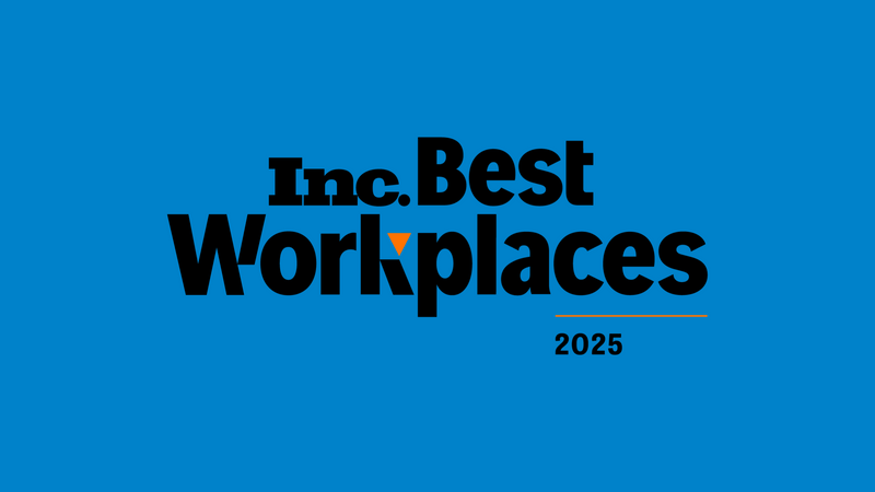 The Inc. Best Workplaces 2025 logo.