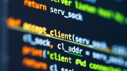 A snippet of python code.
