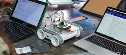 Using RaspberryPi and coding in Python with Sphero RVR+.