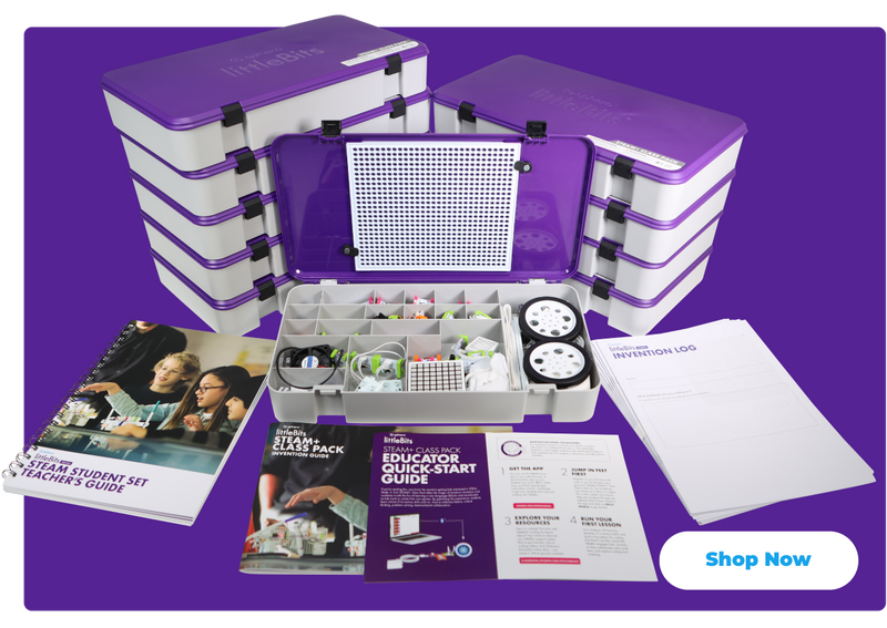 Sphero littleBits STEAM+ coding kit classpack.