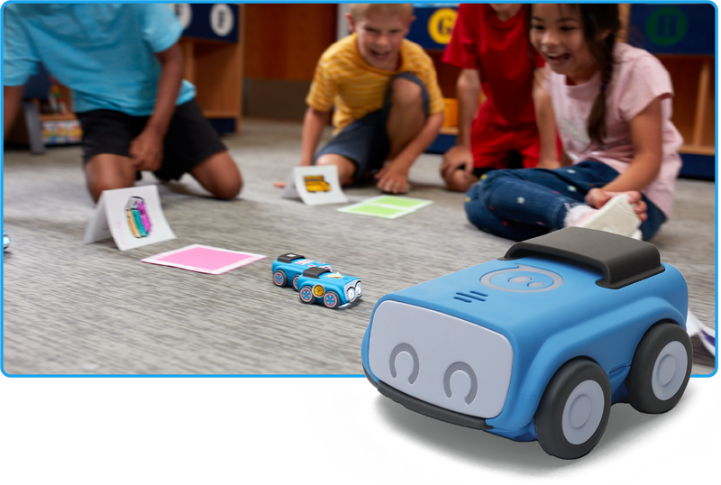 Sphero indi robot for young kids doing a maze.