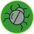 Icon of a bug.