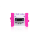 Pink littleBits i1 slide switch bit.