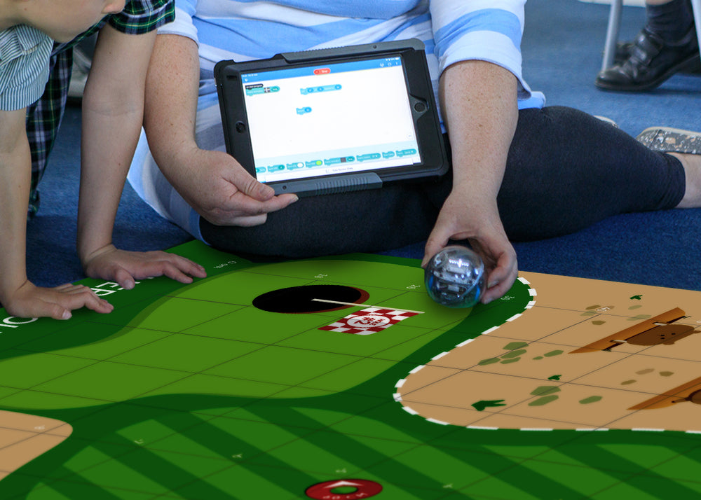 Teach Coding, Math & Robotics for Kids| Sphero Codemat Bundle