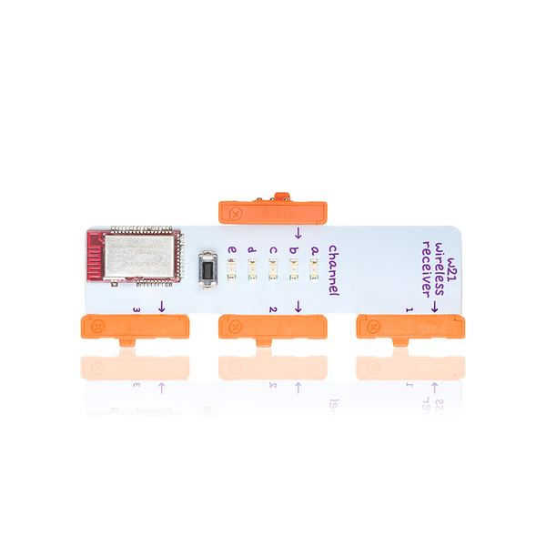 An image of the Wireless Receivers littleBit's bit. 