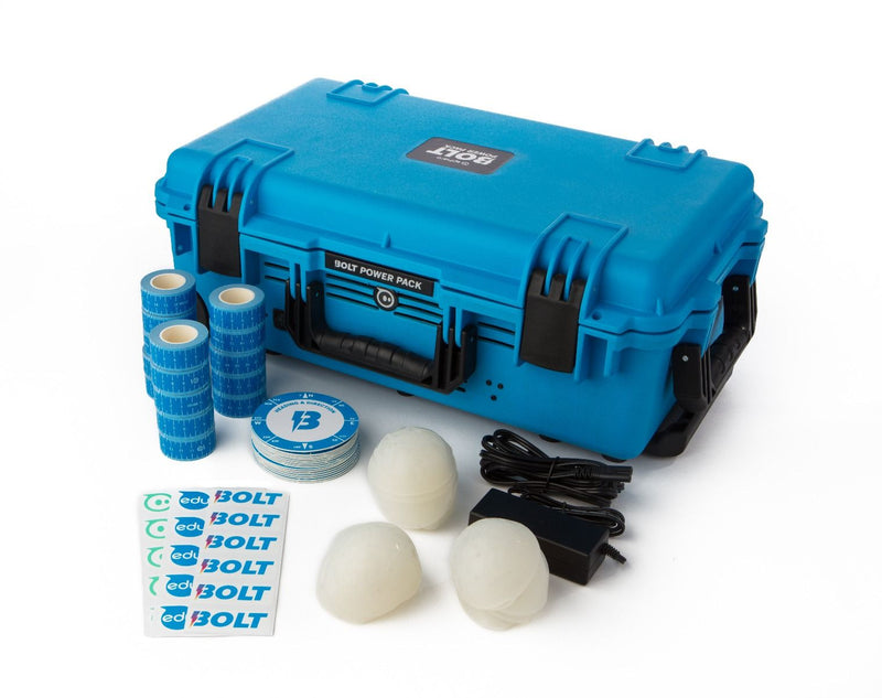 BOLT Power Pack case and additional products included in the BOLT Power Pack.