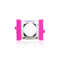 Pink littleBits i3 button.