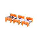 Orange littleBits w26 codeBit side view.