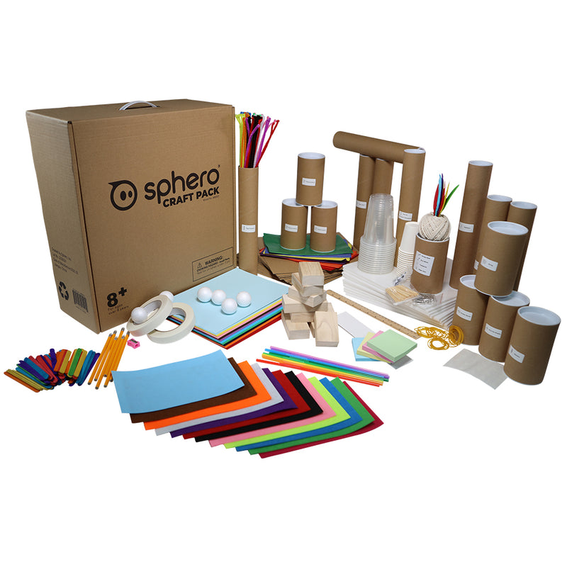 Sphero Craft Pack with school supplies.
