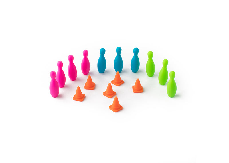 Sphero Mini™ Pins & Cones Accessory Pack colorful pins and cones.