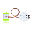 Green littleBits o11 servo hub mount bit.