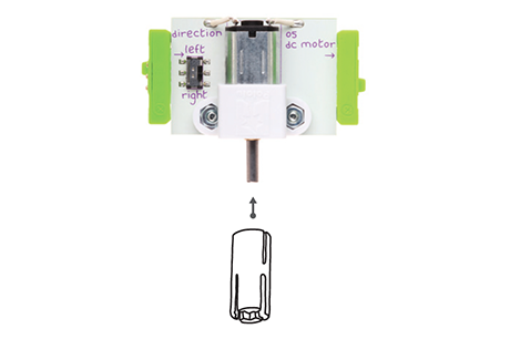 littleBits motorMate diagram with bit.