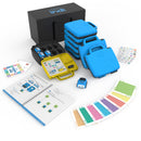 Sphero indi class pack for early learners with 8 robots and carrying cases along with durable color tiles and standards-aligned educator support materials..